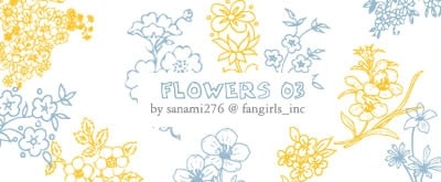 36 flower brushes