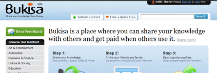 Bukisa.com Bukisa - Share your Knowledge, Earn Money
