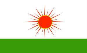 Chiru Party - Praja Rajyam Flag Chiru Party - Praja Rajyam Flag