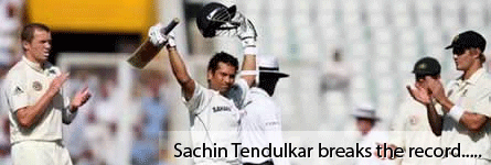 Tendulkar breaks Lara’s test record