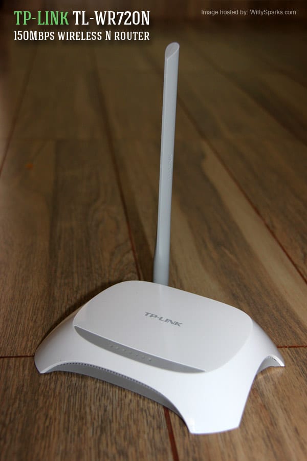 TP-LINK TL-WR720N 150Mbps wireless N router - 650% faster network speed